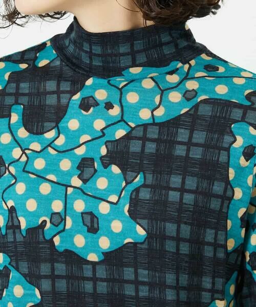 Maison de CINQ / メゾン ドゥ サンク カットソー | [日本製]ウールガーゼ天竺イタリアプリントカットソー | 詳細7