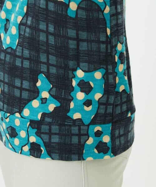 Maison de CINQ / メゾン ドゥ サンク カットソー | [日本製]ウールガーゼ天竺イタリアプリントカットソー | 詳細9