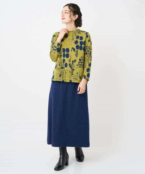 Maison de CINQ / メゾン ドゥ サンク カットソー | [日本製]幾何柄両面選針カットソー | 詳細21