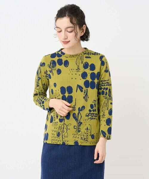 Maison de CINQ / メゾン ドゥ サンク カットソー | [日本製]幾何柄両面選針カットソー | 詳細3