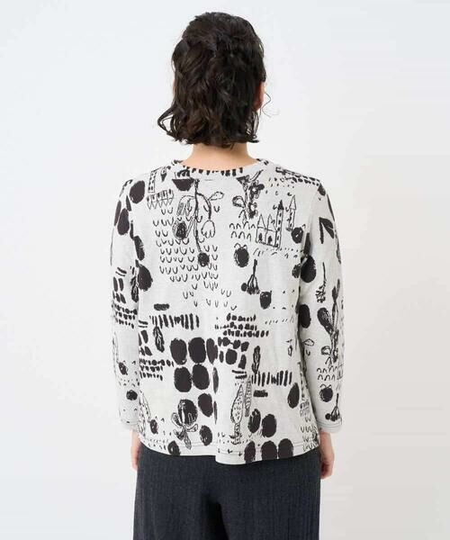 Maison de CINQ / メゾン ドゥ サンク カットソー | [日本製]幾何柄両面選針カットソー | 詳細6