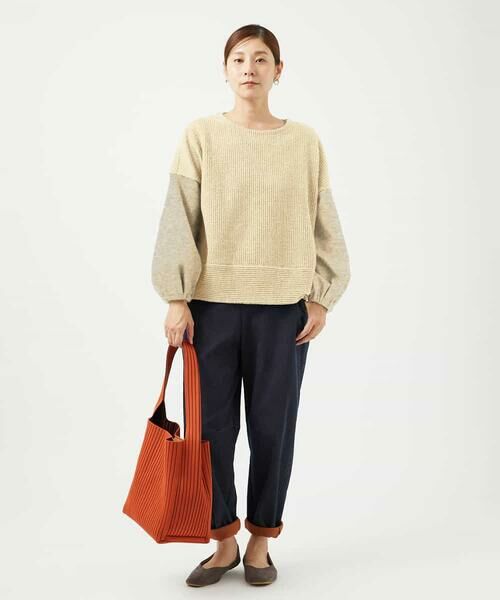 Maison de CINQ / メゾン ドゥ サンク カットソー | [セットアップ対応]コットンスラブインレーカットソー | 詳細16