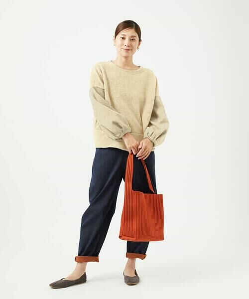 Maison de CINQ / メゾン ドゥ サンク カットソー | [セットアップ対応]コットンスラブインレーカットソー | 詳細17