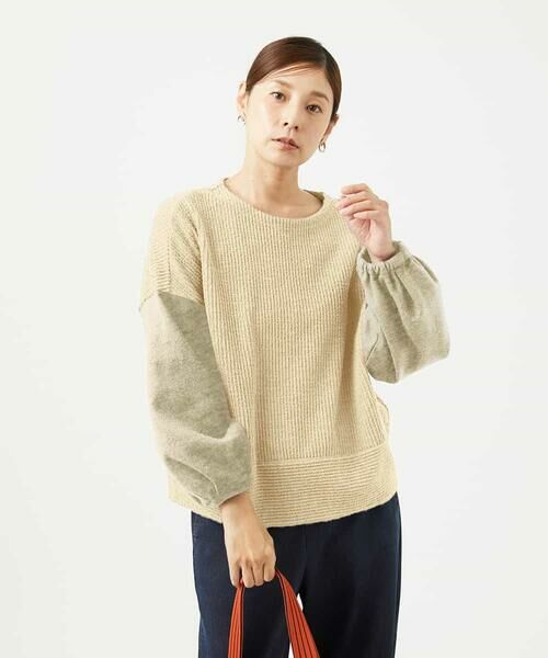 Maison de CINQ / メゾン ドゥ サンク カットソー | [セットアップ対応]コットンスラブインレーカットソー | 詳細4