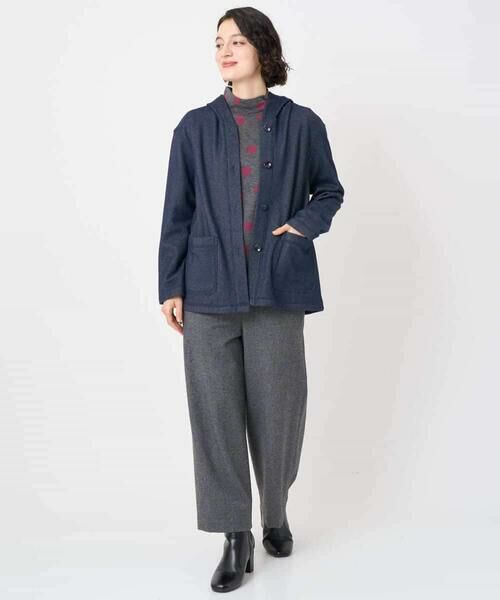 Maison de CINQ / メゾン ドゥ サンク カットソー | [日本製]先染め接結ドットジャガードカットソー | 詳細12