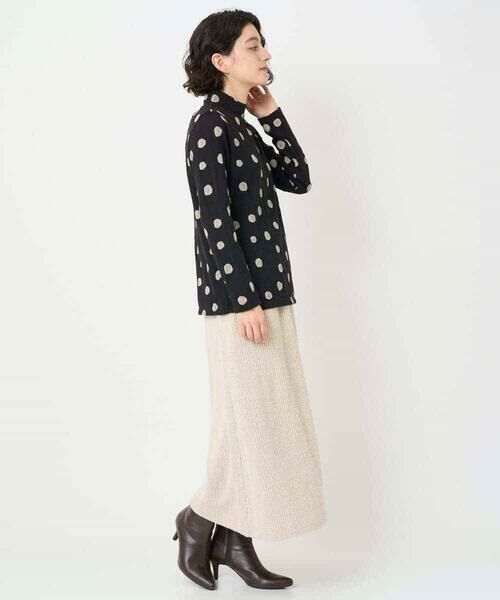 Maison de CINQ / メゾン ドゥ サンク カットソー | [日本製]先染め接結ドットジャガードカットソー | 詳細16