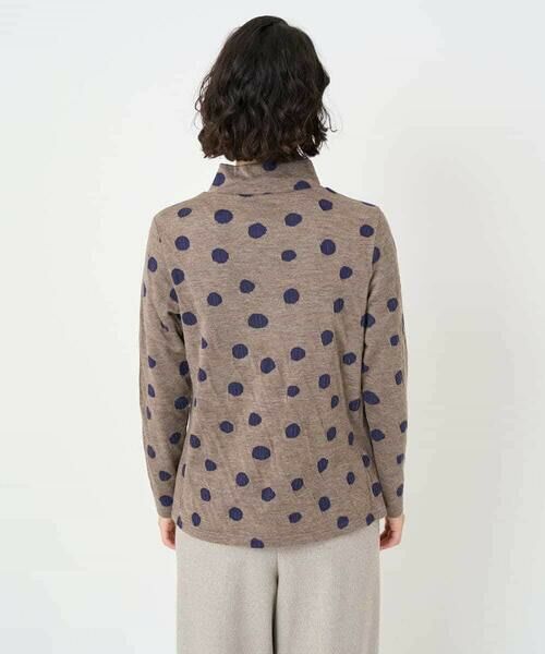 Maison de CINQ / メゾン ドゥ サンク カットソー | [日本製]先染め接結ドットジャガードカットソー | 詳細3