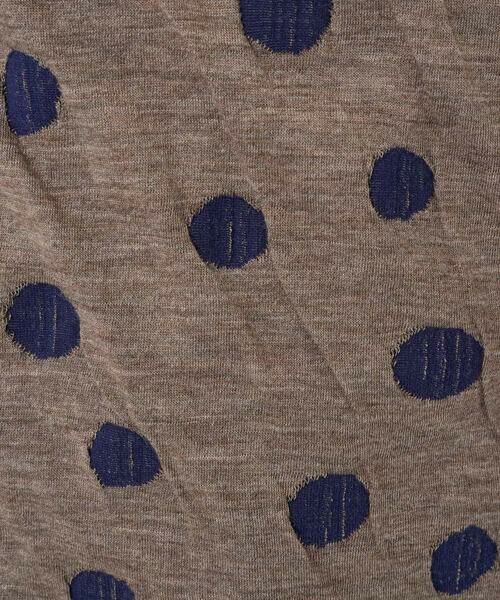 Maison de CINQ / メゾン ドゥ サンク カットソー | [日本製]先染め接結ドットジャガードカットソー | 詳細7