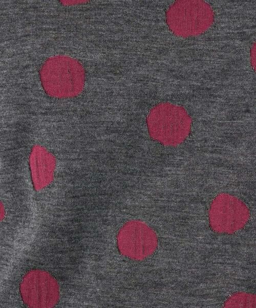 Maison de CINQ / メゾン ドゥ サンク カットソー | [日本製]先染め接結ドットジャガードカットソー | 詳細8