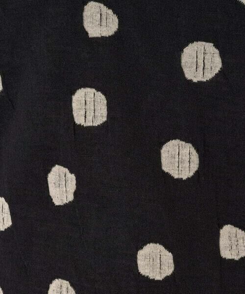 Maison de CINQ / メゾン ドゥ サンク カットソー | [日本製]先染め接結ドットジャガードカットソー | 詳細9