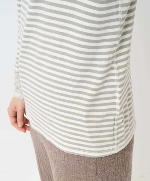 Maison de CINQ / メゾン ドゥ サンク カットソー | [日本製]ラグウォームボーダーカットソー | 詳細10