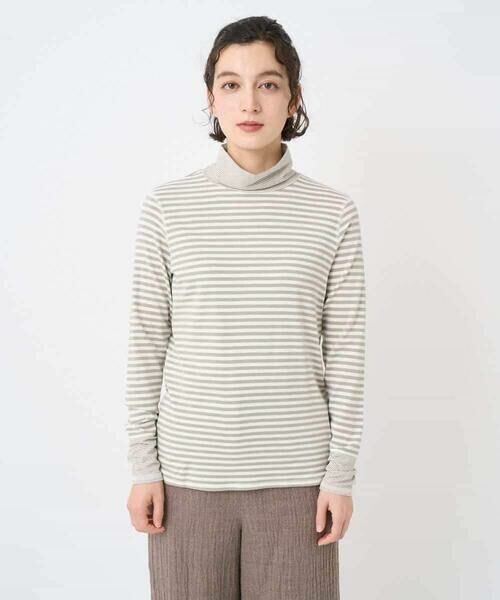 Maison de CINQ / メゾン ドゥ サンク カットソー | [日本製]ラグウォームボーダーカットソー | 詳細5