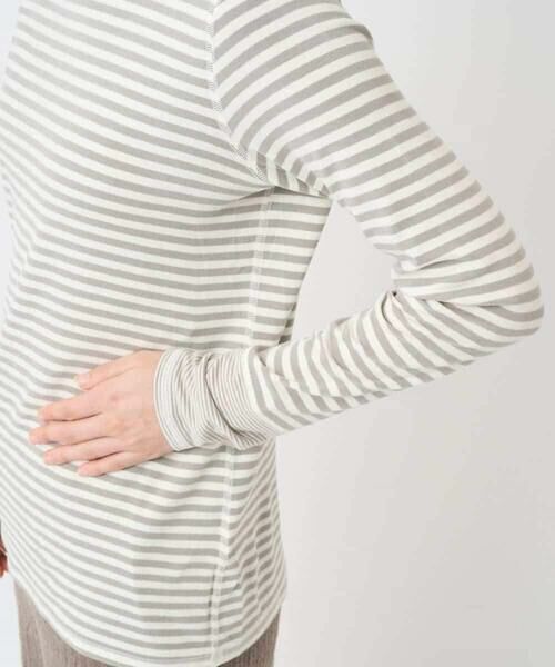 Maison de CINQ / メゾン ドゥ サンク カットソー | [日本製]ラグウォームボーダーカットソー | 詳細9