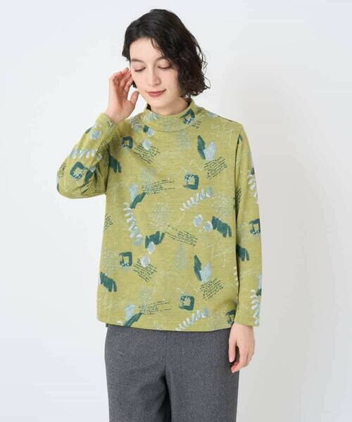 Maison de CINQ / メゾン ドゥ サンク カットソー | 手描き風プリントプルオーバー | 詳細1