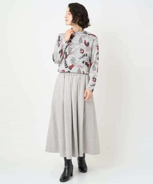 Maison de CINQ / メゾン ドゥ サンク カットソー | 手描き風プリントプルオーバー | 詳細16