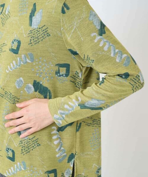 Maison de CINQ / メゾン ドゥ サンク カットソー | 手描き風プリントプルオーバー | 詳細7