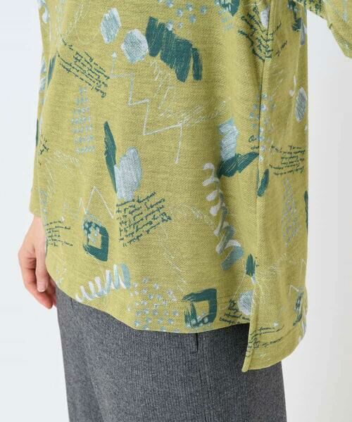 Maison de CINQ / メゾン ドゥ サンク カットソー | 手描き風プリントプルオーバー | 詳細8