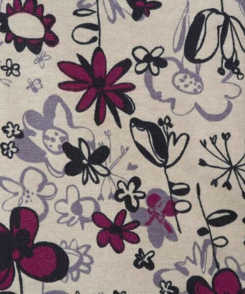 Maison de CINQ / メゾン ドゥ サンク カットソー | フワラープリントモックネック風プルオーバー | 詳細10