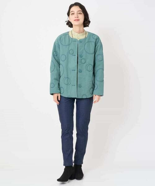 Maison de CINQ / メゾン ドゥ サンク カットソー | フラワー柄パイルジャガード起毛プルオーバー | 詳細24