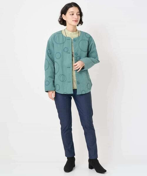 Maison de CINQ / メゾン ドゥ サンク カットソー | フラワー柄パイルジャガード起毛プルオーバー | 詳細25