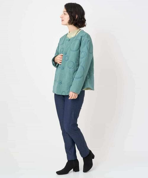 Maison de CINQ / メゾン ドゥ サンク カットソー | フラワー柄パイルジャガード起毛プルオーバー | 詳細26