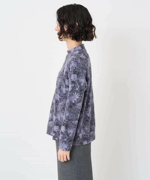 Maison de CINQ / メゾン ドゥ サンク カットソー | フラワー柄パイルジャガード起毛プルオーバー | 詳細6