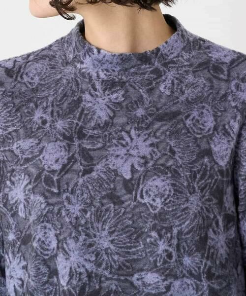 Maison de CINQ / メゾン ドゥ サンク カットソー | フラワー柄パイルジャガード起毛プルオーバー | 詳細8