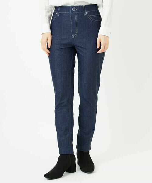 Maison de CINQ / メゾン ドゥ サンク その他パンツ | [リバーシブル]デニムリバーツイードプリントパンツ | 詳細1