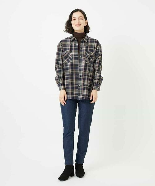 Maison de CINQ / メゾン ドゥ サンク その他パンツ | [リバーシブル]デニムリバーツイードプリントパンツ | 詳細15