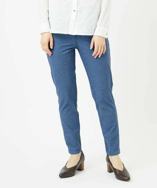 Maison de CINQ / メゾン ドゥ サンク その他パンツ | [リバーシブル]デニムリバーツイードプリントパンツ | 詳細2