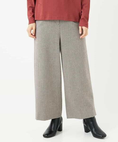 Maison de CINQ / メゾン ドゥ サンク その他パンツ | ガンクラブチェックワイドストレートパンツ | 詳細1