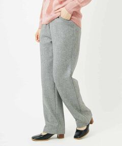 Maison de CINQ / メゾン ドゥ サンク チノ・ワークパンツ | [4サイズ展開]ウォッシャブルツイードストレートパンツ