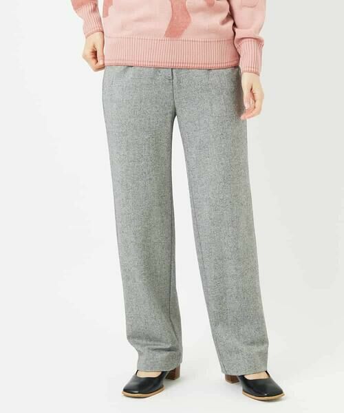 Maison de CINQ / メゾン ドゥ サンク チノ・ワークパンツ | [4サイズ展開]ウォッシャブルツイードストレートパンツ | 詳細1