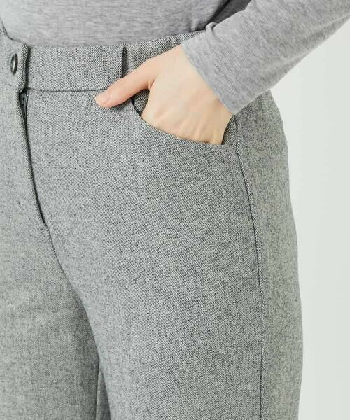 Maison de CINQ / メゾン ドゥ サンク チノ・ワークパンツ | [4サイズ展開]ウォッシャブルツイードストレートパンツ | 詳細8