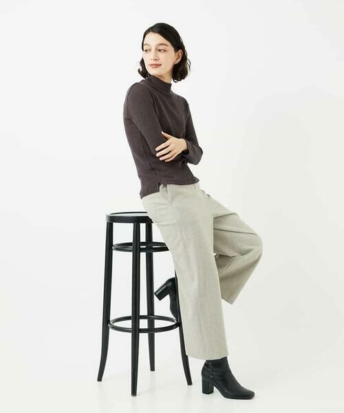 Maison de CINQ / メゾン ドゥ サンク その他パンツ | 両面起毛ワイドストレートパンツ | 詳細19