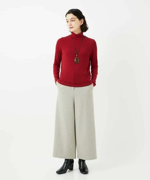 Maison de CINQ / メゾン ドゥ サンク その他パンツ | 両面起毛ワイドストレートパンツ | 詳細24