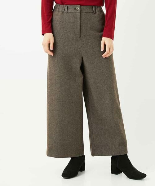 Maison de CINQ / メゾン ドゥ サンク その他パンツ | 両面起毛ワイドストレートパンツ | 詳細3