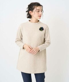 Maison de CINQ / メゾン ドゥ サンク チュニック | コットンスラブインレーチュニックカットソー