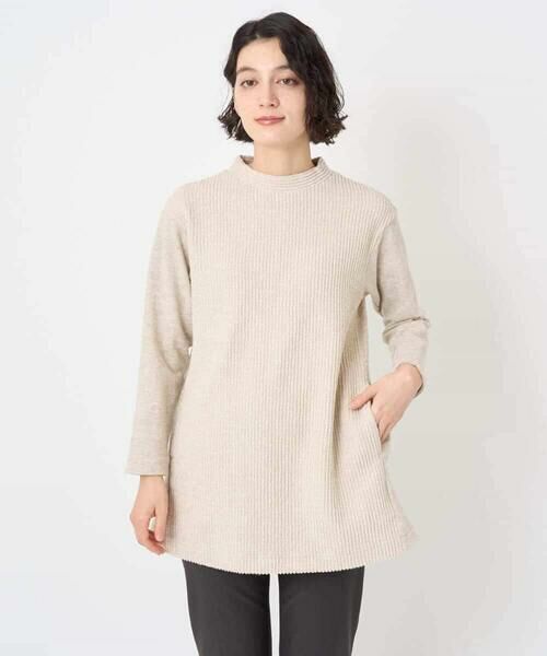 Maison de CINQ / メゾン ドゥ サンク チュニック | コットンスラブインレーチュニックカットソー | 詳細3