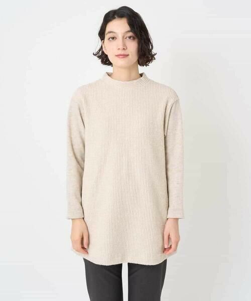 Maison de CINQ / メゾン ドゥ サンク チュニック | コットンスラブインレーチュニックカットソー | 詳細7