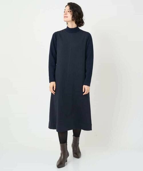 Maison de CINQ / メゾン ドゥ サンク ロング・マキシ丈ワンピース | ＭＥＥＴ×ダンボールニットワンピース | 詳細1