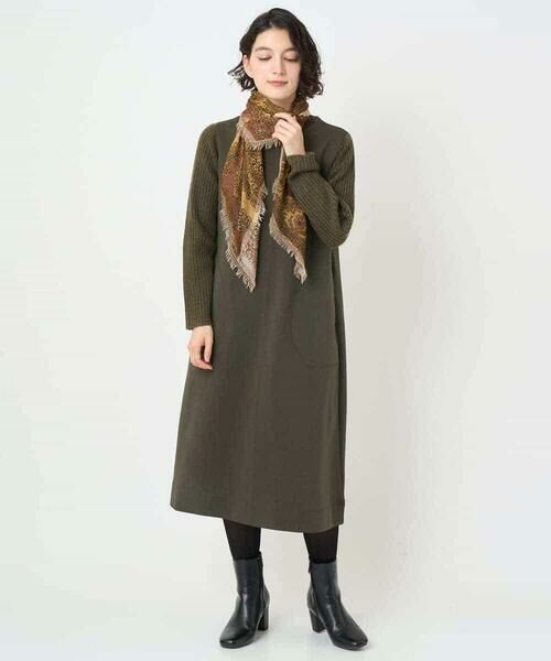 Maison de CINQ / メゾン ドゥ サンク ロング・マキシ丈ワンピース | ＭＥＥＴ×ダンボールニットワンピース | 詳細15