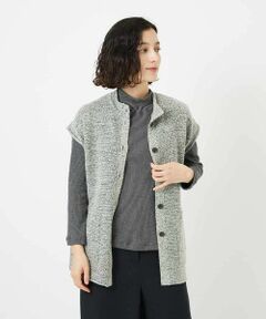 Maison de CINQ / メゾン ドゥ サンク ベスト | [日本製]シーレロングニットジレ
