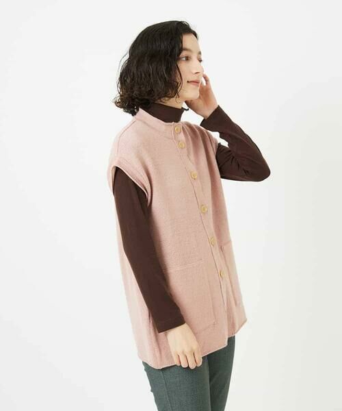 Maison de CINQ / メゾン ドゥ サンク ベスト | [日本製]シーレロングニットジレ | 詳細18