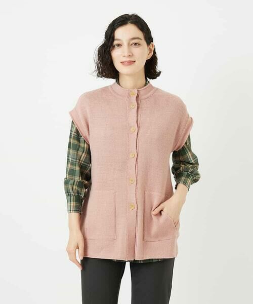 Maison de CINQ / メゾン ドゥ サンク ベスト | [日本製]シーレロングニットジレ | 詳細19