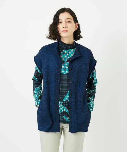 Maison de CINQ / メゾン ドゥ サンク ベスト | [日本製]シーレロングニットジレ | 詳細20