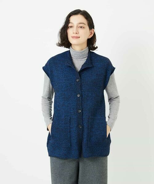 Maison de CINQ / メゾン ドゥ サンク ベスト | [日本製]シーレロングニットジレ | 詳細21