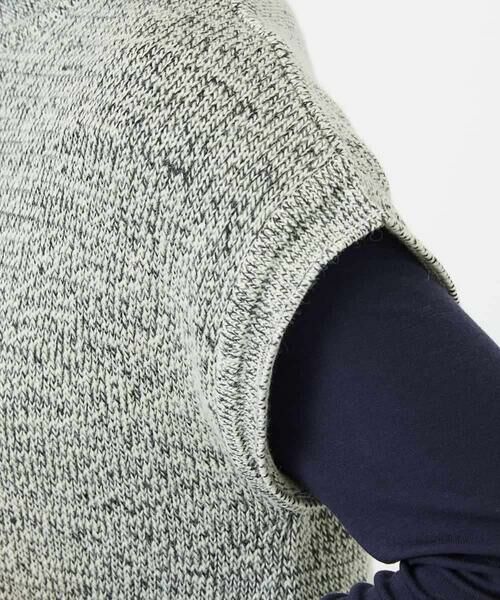 Maison de CINQ / メゾン ドゥ サンク ベスト | [日本製]シーレロングニットジレ | 詳細26