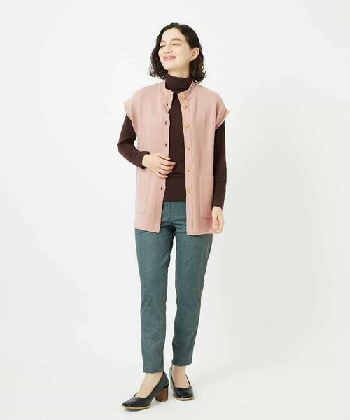 Maison de CINQ / メゾン ドゥ サンク ベスト | [日本製]シーレロングニットジレ | 詳細5