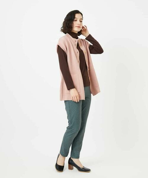 Maison de CINQ / メゾン ドゥ サンク ベスト | [日本製]シーレロングニットジレ | 詳細6